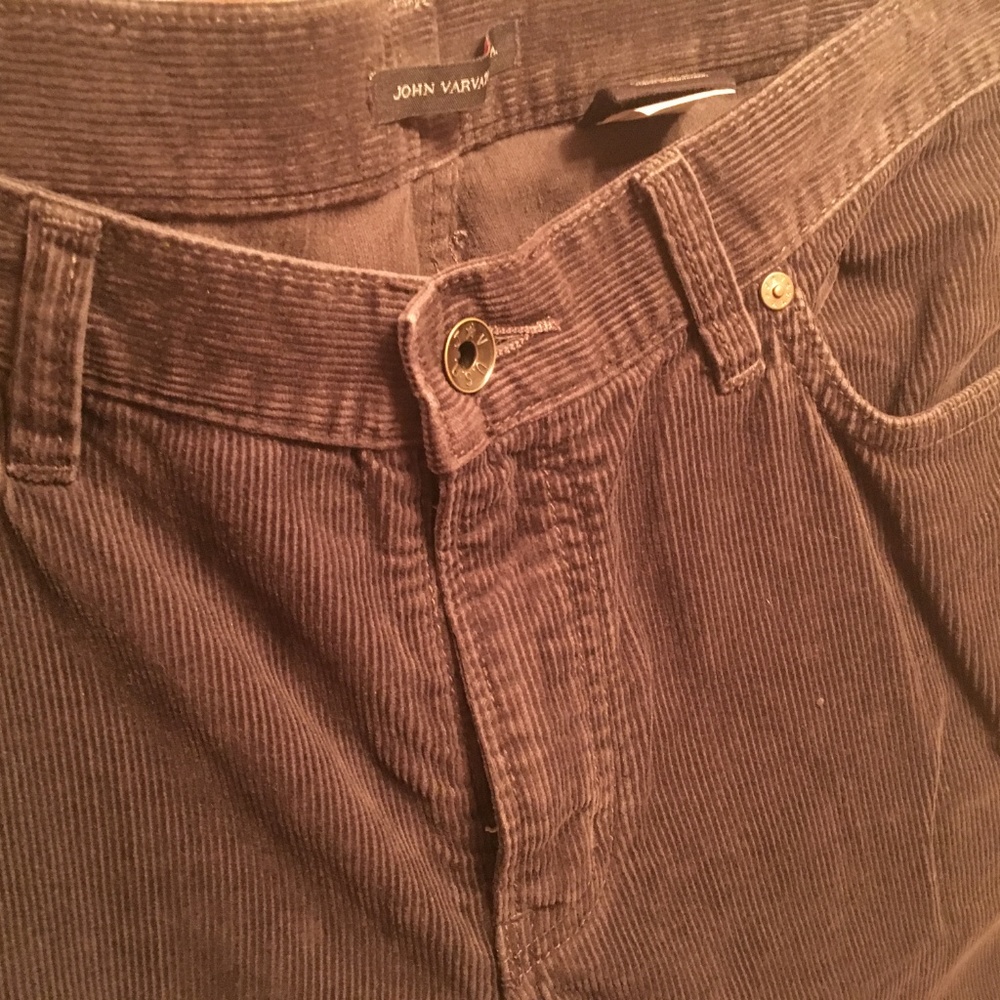 John Varvatos Bowery Corduroy Dark Grey !Like New!